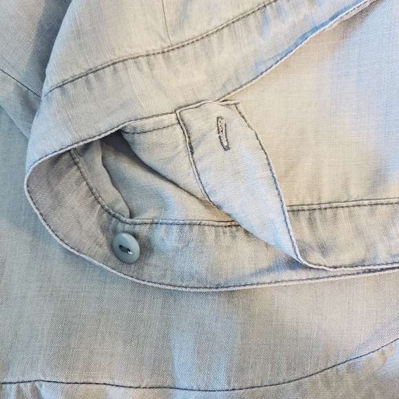 BB Dakota Janelle Chambray Wrap Skirt - Picture 4 of 7